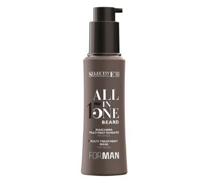Багатофункціональна маска для догляду за бородою Selective Professional All In One Beard Mask, 100 мл
