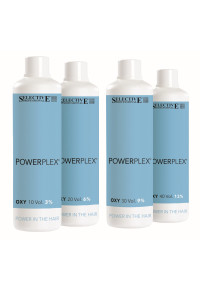 Окислювач для фарбування волосся 3, 6, 9, 12% Selective Professional Powerplex Oxy 10, 20, 30, 40 Volumi, 1000 мл