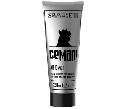 Освежающий шампунь-гель для душа Selective Professional Cemani All Over Shampoo, 250 мл