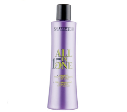 Шампунь для всіх типів волосся 15в1 Selective Professional All In One Shampoo, 250 мл