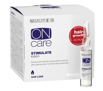 Стимулирующий лосьон Selective Professional On Care Stimulate Lotion от выпадения волос