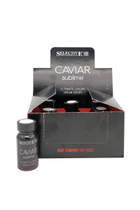 Сироватка відновлює миттєву дію з червоною ікрою Selective Professional Ultimate Luxury Serum Drops Caviar Sublime, 10 мл