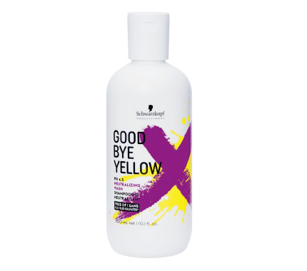 Безсульфатний шампунь с антижелтым эффектом Schwarzkopf Professional Goodbye Yellow Shampoo, 300 мл., 1000 мл