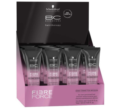 Концентрат для відновлення структури пошкодженого волосся Schwarzkopf Professional BC Bonacure Fibre Force Bond Connector Infusion, 12x10 мл