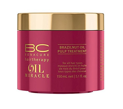 Маска для волосся з маслом бразильського горіха Schwarzkopf Professional BC Oil Miracle Brazilnut Pulp Treatment, 500 мл Маска для волосся з маслом бразильського горіха Schwarzkopf Professional BC Oil Miracle Brazilnut Pulp Treatment, 500 мл
