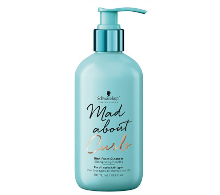 Мягкий шампунь для кучерявых волос Schwarzkopf Professional Mad About Curls Low Foam Cleanser Shampoo, 300 мл., 1000 мл Мягкий шампунь для кучерявых волос Schwarzkopf Professional Mad About Curls Low Foam Cleanser Shampoo, 300 мл., 1000 мл