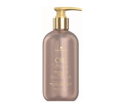 Шампунь для тонких и нормальных волос с маслом марулы и розы Schwarzkopf Professional Oil Ultime Light Oil-In-Shampoo, 300 мл., 1000 мл