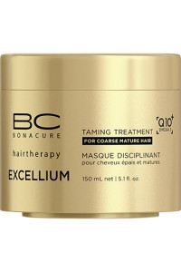 Смягчающая маска Schwarzkopf Professional BC Bonacure Excellium Q10 Omega 3 Taming Treatment, 150 мл