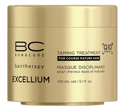 Пом'якшувальна маска Schwarzkopf Professional BC Bonacure Excellium Q10 Omega 3 Taming Treatment, 150 мл