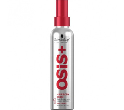 Спрей для укладки волос с ухаживающими компонентами Schwarzkopf Professional Osis+ Hairbody Volume Style&Care Spray, 200 мл