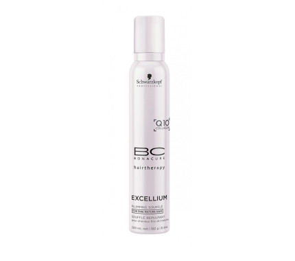Уплотняющий мусс-суфле Schwarzkopf Professional BC Bonacure Excellium Q10+ Collagen Plumping Souffle, 200 мл Уплотняющий мусс-суфле Schwarzkopf Professional BC Bonacure Excellium Q10+ Collagen Plumping Souffle, 200 мл
