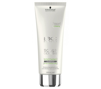 Успокаивающий шампунь для чувствительной кожи головы Schwarzkopf Professional BC Scalp Genesis Soothing Shampoo, 200 мл., 1000 мл